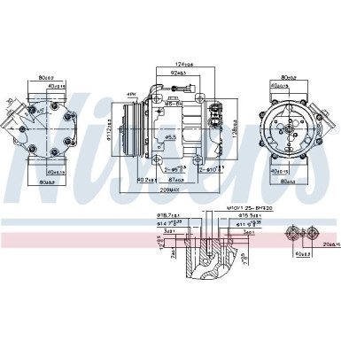 NISSENS Kompressor 89347 NISSENS Kompressor 89347