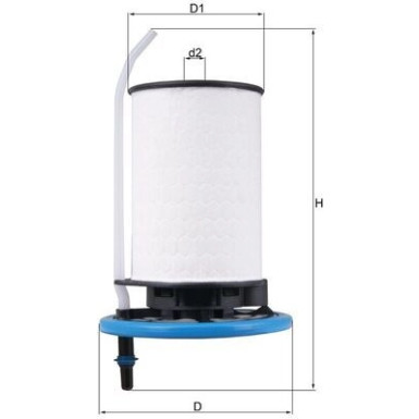 MAHLE Kraftstofffilter KX 398