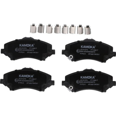 KAMOKA Bremsbelagsatz, Scheibenbremse JQ101274 KAMOKA Bremsbelagsatz, Scheibenbremse JQ101274
