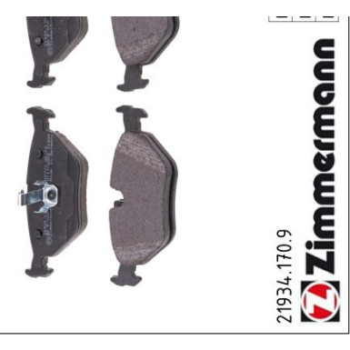 ZIMMERMANN Bremsbeläge 21934.170.9 pb:z