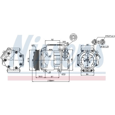Kompressor PKW PEUGEOT 406 95-04 FIRST FIT 89047