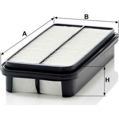 Mann & Hummel Luftfilter PKW SUZUKI Vitara C 2736/1