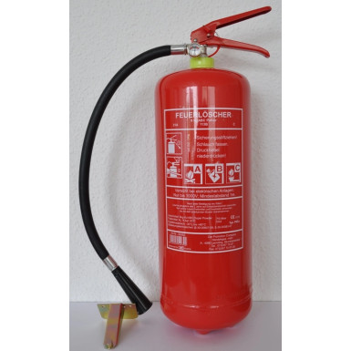 Feuerlöscher ABC, 6 kg, Pulver, Stahlzyl TÜV GS, CE, PED, MED 93062