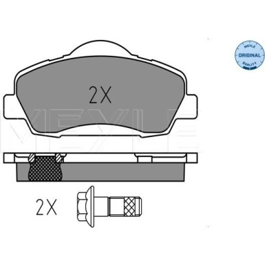 Bremsbelagsatz Peugeot P. 301/308 1,2-2,0 12 252525118 Bremsbelagsatz Peugeot P. 301/308 1,2-2,0 12 252525118