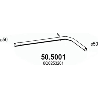 Abgasrohr 50.5001