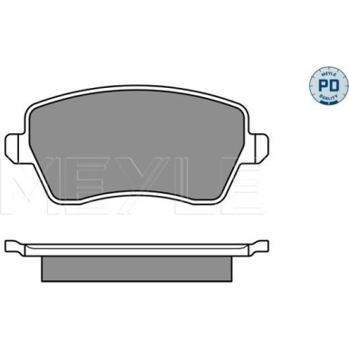 Bremsbelagsatz Opel P. Agilla 07-/Swift 05-/Splash MEYLE-PD: Advanced performance and design 025 244 0317/PD