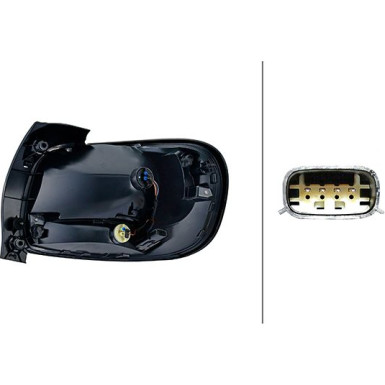 HECKLEUCHTE HELLA CITROEN C3 AIRCROSS 17 2SD 012 516-111
