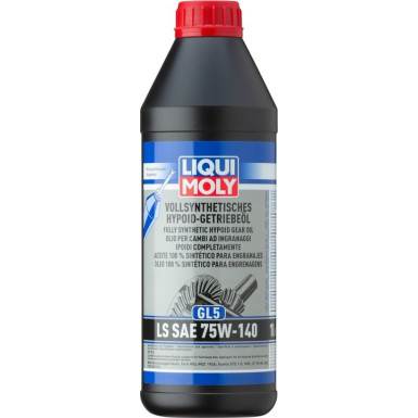 Liqui Moly Vollsynthetisches Hypoid-Getriebeöl (GL5) LS SAE 75W-140 1 l 4421 1L Dose Kunststoff