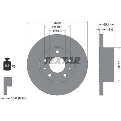 Bremsscheibe Iveco T. Daily 00- Abs 93104800 Bremsscheibe Iveco T. Daily 00- Abs 93104800