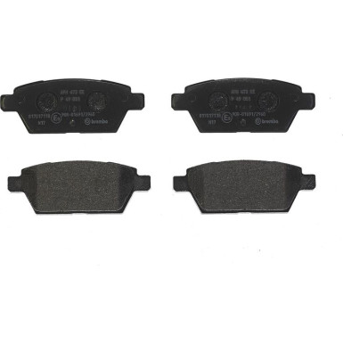 BREMBO Bremsklötze HA P 49 051 BREMBO Bremsklötze HA P 49 051
