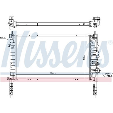 Wasserkühler PKW 630774