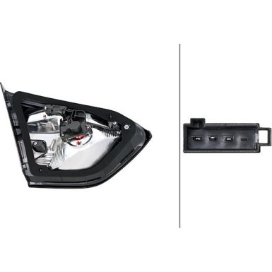 HECKLEUCHTE HELLA OPEL CROSSLAND 17 2TZ 015 694-121