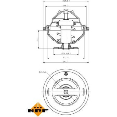 Thermostat, Kühlmittel 725098