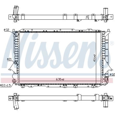 Wasserkühler PKW 60458