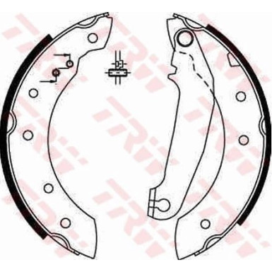 76 461 000 Bremsbacken GS6233