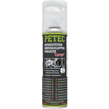 Petec Ansaugsystem- Drosselklappen- & Vergaserreiniger Spray 500ml 72450 Petec Ansaugsystem- Drosselklappen- & Vergaserreiniger Spray 500ml 72450