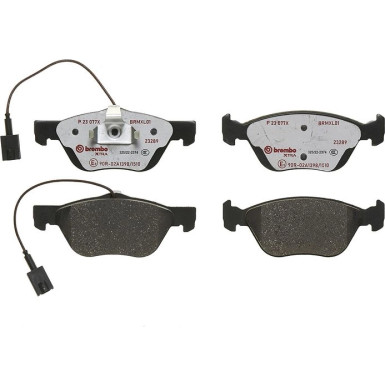 BREMBO Bremsklötze VA ALFA GTV,Spider,LANCIA,FIAT 92 XTRA LINE P 23 077X