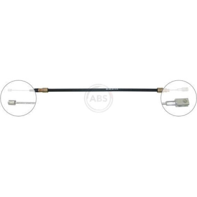 A.B.S. Handbremsseil Seilzug Festellbremse K16487 A.B.S. Handbremsseil Seilzug Festellbremse K16487