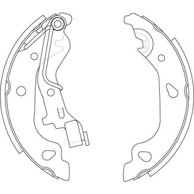 40 461 021 Bremsbacken GS8687 40 461 021 Bremsbacken GS8687