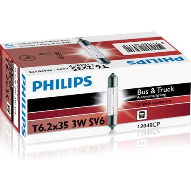 Festoon T6,2x35 24V, 3W, SV Soffittenlampe 13848CP