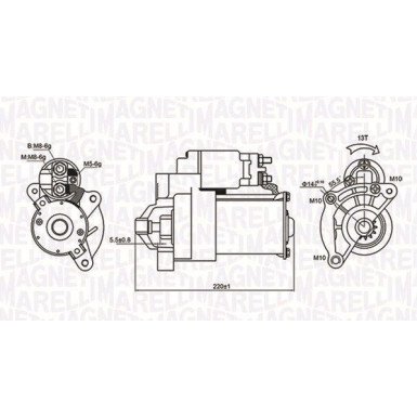 MAGNETI MARELLI Anlasser 063720594010 MAGNETI MARELLI Anlasser 063720594010