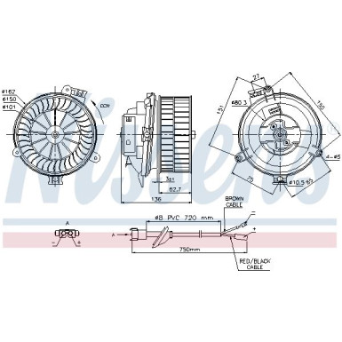 Innenraumgebläse MERCEDES KOMBI S124 87153