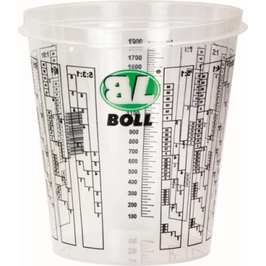 Boll Plastikbehälter mit Skala 2240ml 0070234