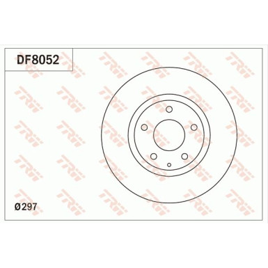 Bremsscheibe Mazda P. 6/Cx-5 2.0-2.5 11 DF8052 Bremsscheibe Mazda P. 6/Cx-5 2.0-2.5 11 DF8052