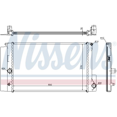 Wasserkühler PKW TOYOTA AURIS 1.4i-1.6i 07 FIRST FIT 64692