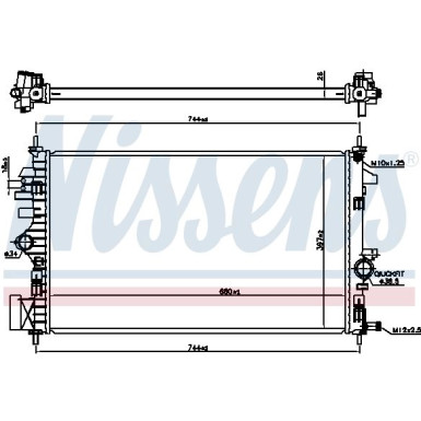 Wasserkühler PKW Opel Insignia 08 FIRST FIT 606047
