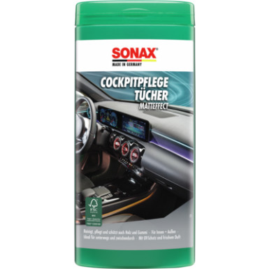 Sonax CockpitPflegeTücher matt Box 04158410 Sonax CockpitPflegeTücher matt Box 04158410