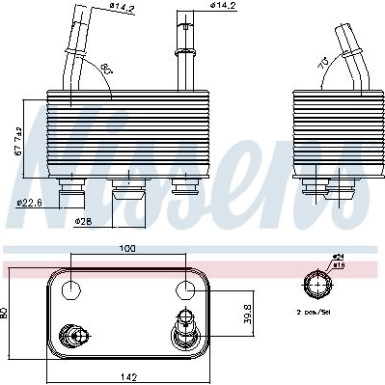 Ölkühler PKW 90678 Ölkühler PKW 90678