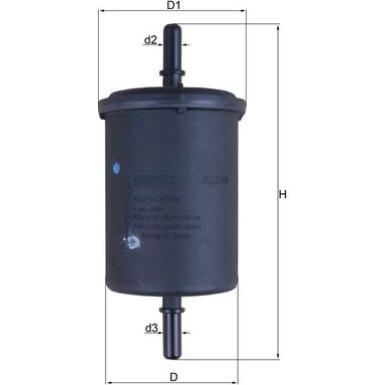 MAHLE Kraftstofffilter KL 248