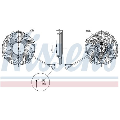 Kühlerlüfter PKW Peugeot Expert I 2.0 HDi 95 85753
