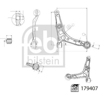 Querlenker VA re 179407 Querlenker VA re 179407