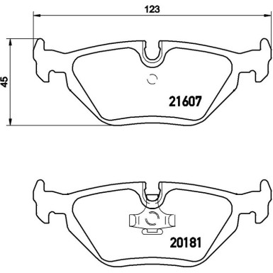 BREMBO Bremsklötze HA P 06 013 BREMBO Bremsklötze HA P 06 013