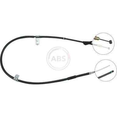 A.B.S. Handbremsseil Seilzug Festellbremse K14057 A.B.S. Handbremsseil Seilzug Festellbremse K14057
