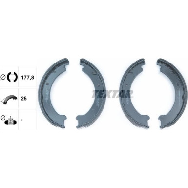 Handbremsbacken Volvo S70/V 91046000