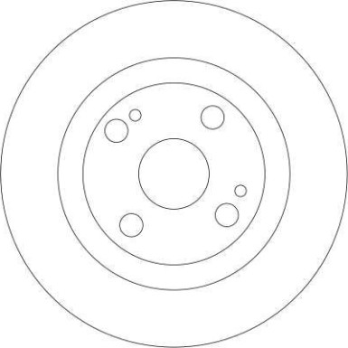 83 482 021 Bremsscheibe HA MAZDA 323 94 DF4278 83 482 021 Bremsscheibe HA MAZDA 323 94 DF4278