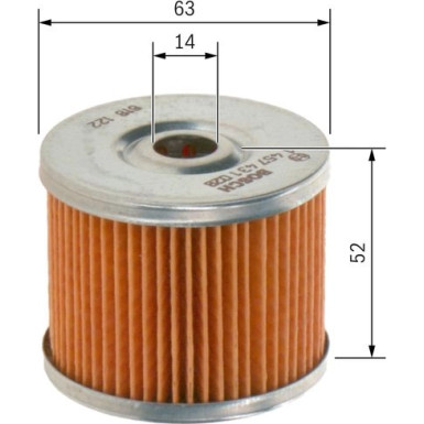 Kraftstofffilter RENAULT,PEUGEOT,CITROEN,TALBOT,FIAT 1457431028