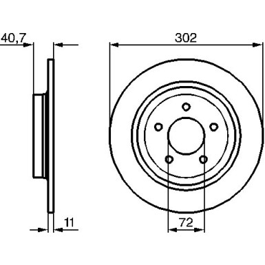 Bremsscheibe MAZDA 5 0 986 479 C69 Bremsscheibe MAZDA 5 0 986 479 C69