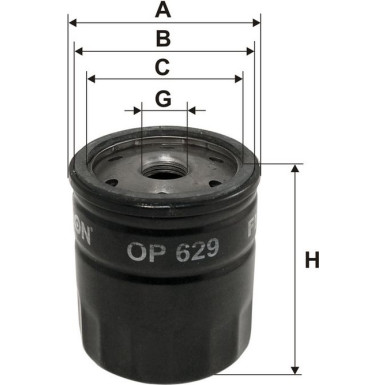 FILTRON Ölfilter OP 629 FILTRON Ölfilter OP 629