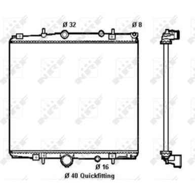 Kühler, Motorkühlung 58313