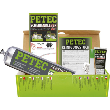 Petec Scheibenkleber-Set Schlauchbeutel 400ml SCHEIBENKLEBER-SET 83433 Petec Scheibenkleber-Set Schlauchbeutel 400ml SCHEIBENKLEBER-SET 83433