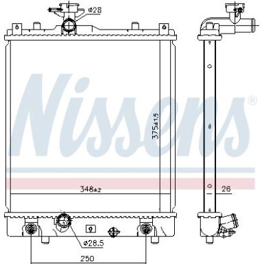 Wasserkühler PKW 641763
