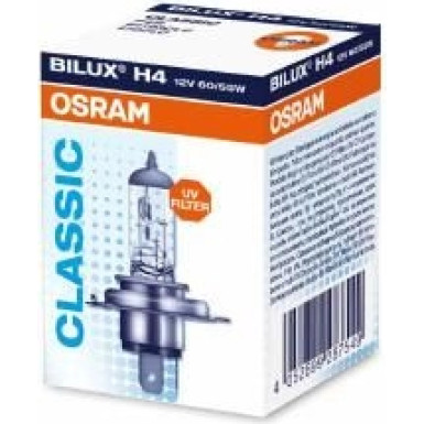 Osram H4 12V 60/55W P43t Classic Faltschachtel 1St CLASSIC 64193CLC