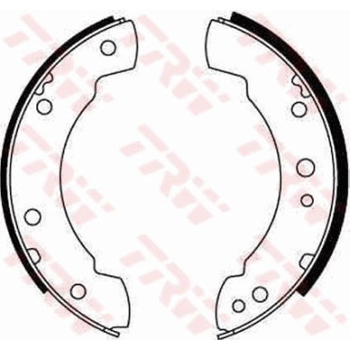 51 461 016 Bremsbacken GS6140 51 461 016 Bremsbacken GS6140