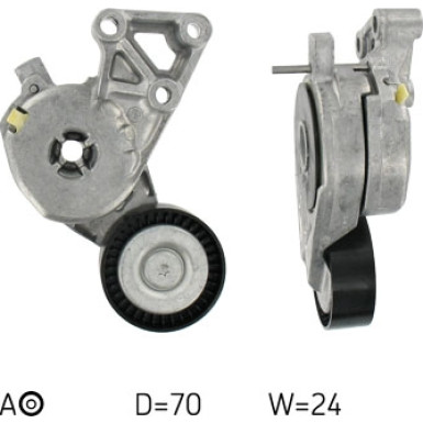Spannrolle Multi-V Audi A3,TT,Seat,VW Golf IV,Sharan VKM 31011 Spannrolle Multi-V Audi A3,TT,Seat,VW Golf IV,Sharan VKM 31011