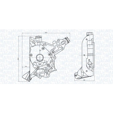 MAGNETI MARELLI Ölpumpe 351516000092 MAGNETI MARELLI Ölpumpe 351516000092