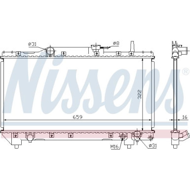 Wasserkühler PKW 64837A
